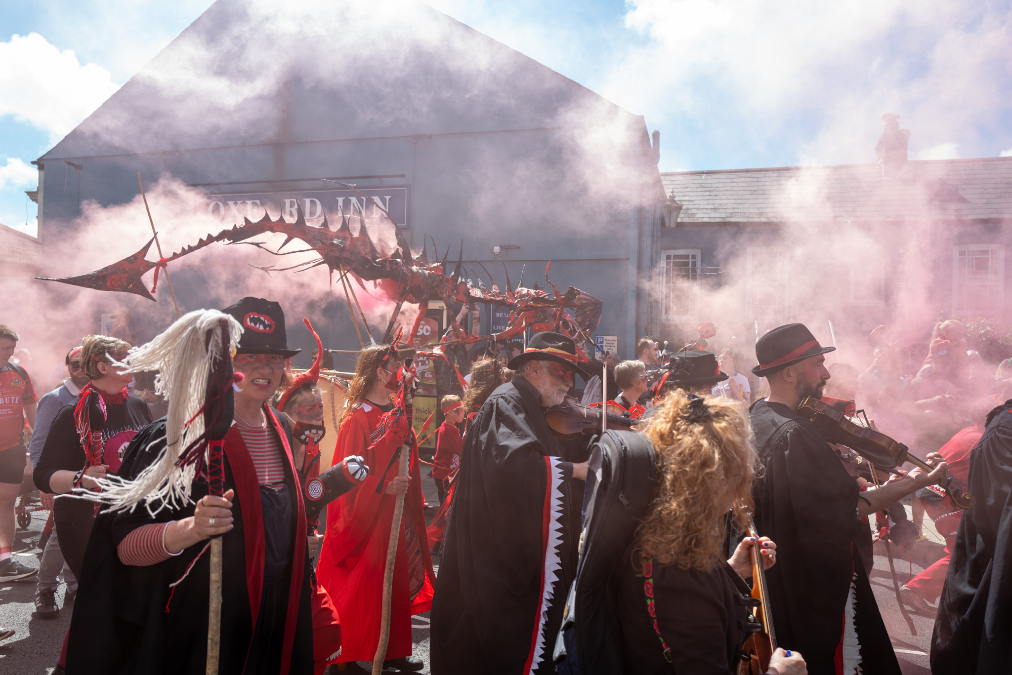 Hellfire Kernow on a beautiful Cornish day